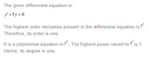 NCERT Solutions For Class 12 Maths Chapter 9 Differential Equations Ex 9.1 q 2(a)