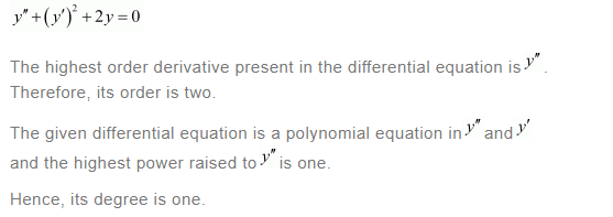 NCERT Solutions For Class 12 Maths Chapter 9 Differential Equations Ex 9.1 q 9(a)