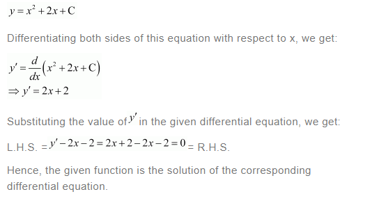 NCERT Solutions For Class 12 Maths Chapter 9 Differential Equations Ex 9.2 q 2(a)
