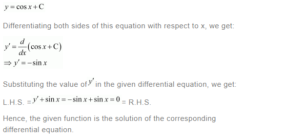 NCERT Solutions For Class 12 Maths Chapter 9 Differential Equations Ex 9.2 q 3(a)