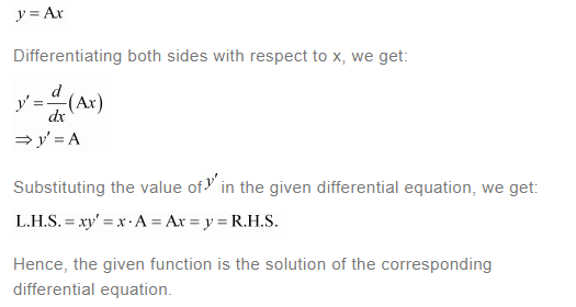 NCERT Solutions For Class 12 Maths Chapter 9 Differential Equations Ex 9.2 q 5(a)