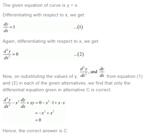 NCERT Solutions For Class 12 Maths Chapter 9 Differential Equations Ex 9.3 q 12(a)