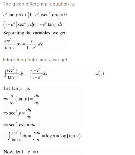 NCERT Solutions For Class 12 Maths Chapter 9 Differential Equations Ex 9.4 q 10(a)