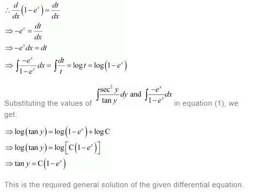 NCERT Solutions For Class 12 Maths Chapter 9 Differential Equations Ex 9.4 q 10(b)