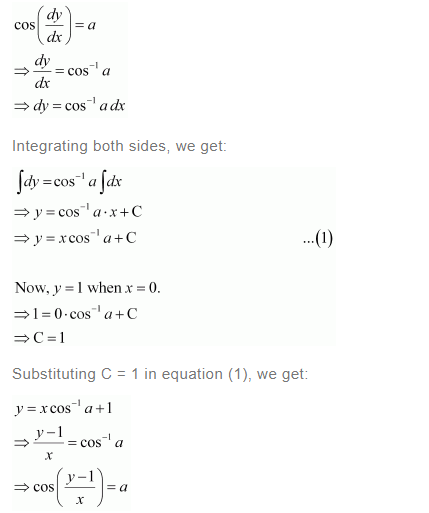 NCERT Solutions For Class 12 Maths Chapter 9 Differential Equations Ex 9.4 q 13(a)