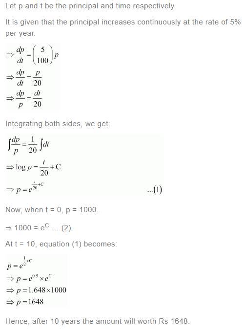 NCERT Solutions For Class 12 Maths Chapter 9 Differential Equations Ex 9.4 q 21(a)