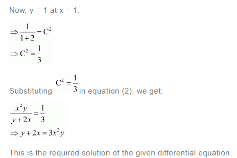NCERT Solutions For Class 12 Maths Chapter 9 Differential Equations Ex 9.5 q 12(c)