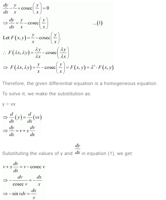 NCERT Solutions For Class 12 Maths Chapter 9 Differential Equations Ex 9.5 q 14(a)