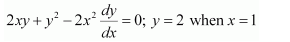 NCERT Solutions For Class 12 Maths Chapter 9 Differential Equations Ex 9.5 q 15