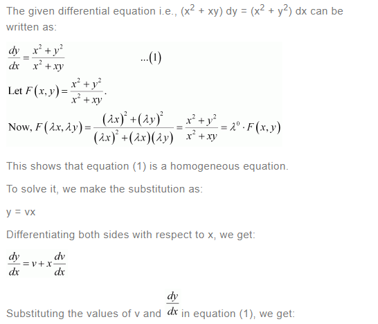 NCERT Solutions For Class 12 Maths Chapter 9 Differential Equations Ex 9.5 q 1(a)