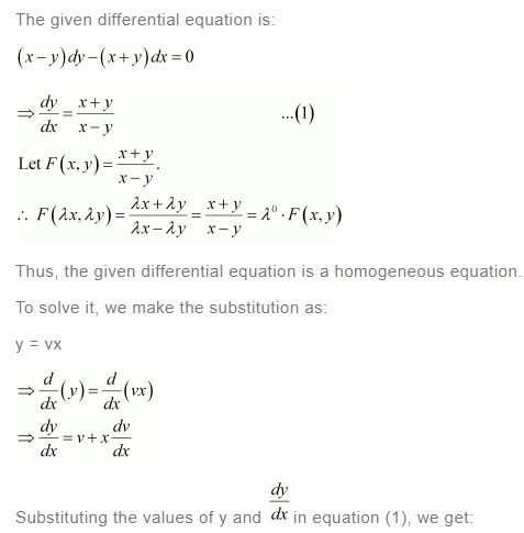 NCERT Solutions For Class 12 Maths Chapter 9 Differential Equations Ex 9.5 q 3(a)