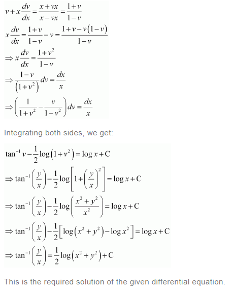 NCERT Solutions For Class 12 Maths Chapter 9 Differential Equations Ex 9.5 q 3(b)