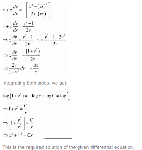 NCERT Solutions For Class 12 Maths Chapter 9 Differential Equations Ex 9.5 q 4(b)
