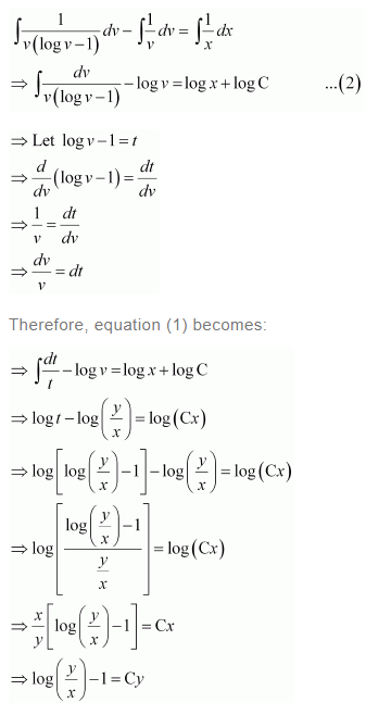 NCERT Solutions For Class 12 Maths Chapter 9 Differential Equations Ex 9.5 q 9(c)