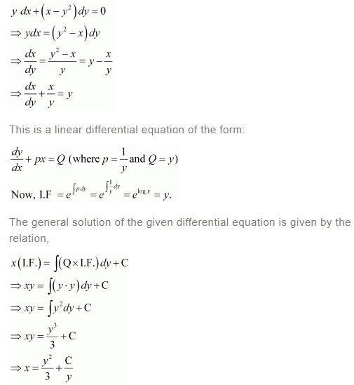 NCERT Solutions For Class 12 Maths Chapter 9 Differential Equations Ex 9.6 q 11(a)