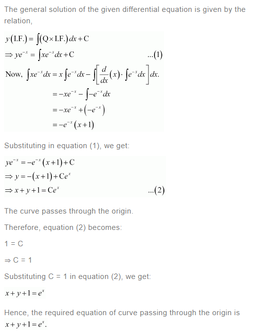 NCERT Solutions For Class 12 Maths Chapter 9 Differential Equations Ex 9.6 q 16(b)