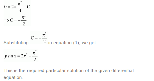 NCERT Solutions For Class 12 Maths Chapter 9 Differential Equations Miscellaneous Solutions q 13(b)