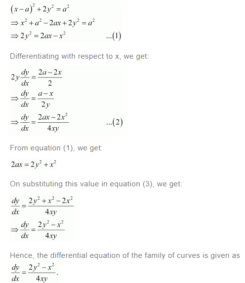 NCERT Solutions For Class 12 Maths Chapter 9 Differential Equations Miscellaneous Solutions q 3(a)