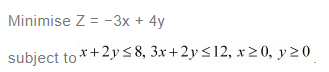 NCERT Solutions For Class 12 Maths Linear Programming Exercise 12.1 q 2