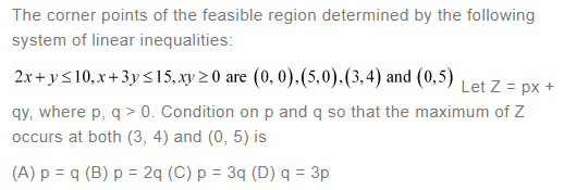 NCERT Solutions For Class 12 Maths Linear Programming Exercise 12.2 q 11