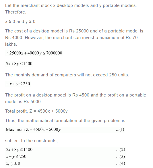 NCERT Solutions For Class 12 Maths Linear Programming Exercise 12.2 q 8(a)