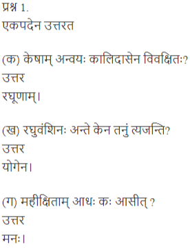 ncert solutions for class 12 sanskrit chapter 4 q 1