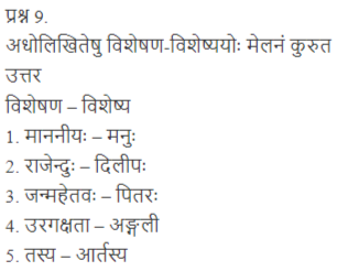 ncert solutions for class 12 sanskrit chapter 4 q 9